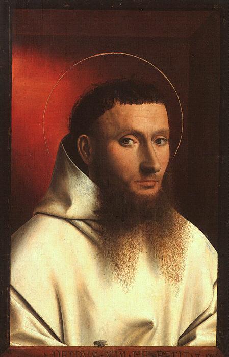 Petrus Christus Portrait of a Carthusian Spain oil painting art